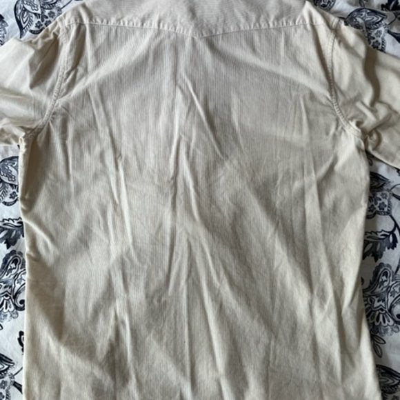 Taylor Stitch "Western Shirt" - Natural Pincord Corduroy - Mens Size XL/44 - Picture 8 of 9